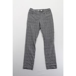 H&M gray plaid workwear‎ career dress pants woomens 6 preppy academia corpcore